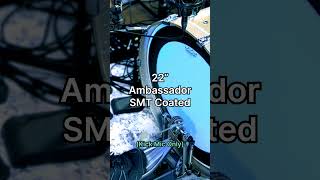 Ambassador SMT Coated vs Emperor SMT Coated Bass Drumhead drums drummer music [upl. by Ehc]