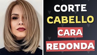 Cortes De Cabello para Cara Redonda 2025 Mujer  Moda MV [upl. by Hartzke883]