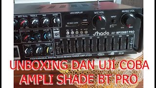 AMPLIFIER SHADE AVMP326BT PRO [upl. by Ier]