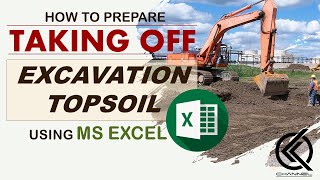 🔴 How To Prepare  Taking Off Quantities  Excavation Topsoil [upl. by Alyek]