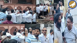 Mild Tension at Asif Nagar AIMIM Congress workers clashed [upl. by Roxane]