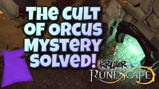 How to Solve The Cult of Orcus  Archeology Mystery  Runescape 3 [upl. by Annaor621]