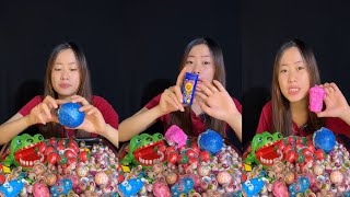 Sweet Candy Snacks part 122Candy mukbang candied candied [upl. by Dimo]