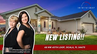 🏡 New Listing Alert 48 NW 45th Loop Ocala FL 34475 [upl. by Danieu]