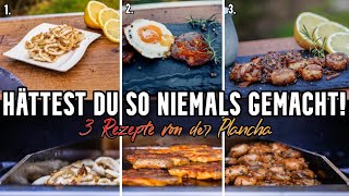 3 Rezepte für die Plancha Darauf wärst du nicht gekommen [upl. by Grimaud]