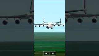 SMOOTH LANDING ANTONOV 225 MRIYA SOVIET SHUTTLE CARRIER aviation rfs antonov225 shorts [upl. by Ilsel24]