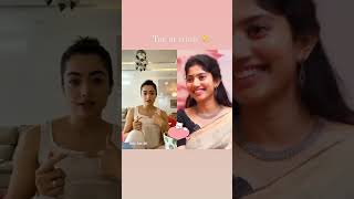 Sai pallavi ❤ 🆚 Rashmika mandama [upl. by Nelac]