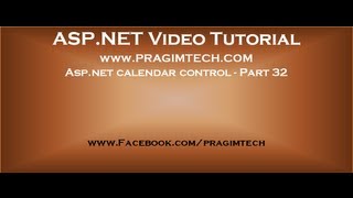 Asp net calendar control Part 32 [upl. by Davin]