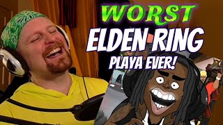 Worst Elden Ring Player EVER Reaction [upl. by Alrahc]