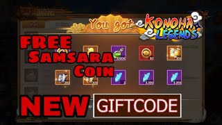 REDEEM CODE TERBARU KONOHA LEGENDS FRE SAMSARA COIN [upl. by Jovitah]