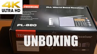 Tecsun PL880 unboxing and first test 4K [upl. by Sid488]