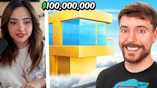 CASA DE 1 DOLAR VS CASA DE 100000000  VICKYPALAMI REACCIONANDO A MRBEAST [upl. by Aetnuahs200]