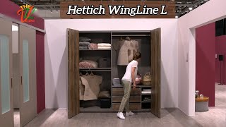 WingLine L installation video hettich sliding and folding wardrobe modular wardrobe [upl. by Eugor]