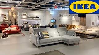 IKEA SHOP WITH ME FURNITURE SOFAS ARMCHAIRS TABLES BEDS CHRISTMAS DECOR SHOPPING STORE WALK THROUGH [upl. by Rollie713]