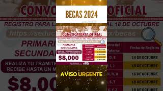 📌💰¡Alumnos de Primaria y Secundaria Postúlate a unas de las Becas para el Aprovechamiento Académico [upl. by Ulla]