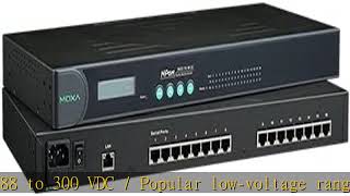 MOXA NPort 565016  16 Ports Rackmount Serial Device Server 10100 Ethernet RS232422485 RJ4 [upl. by Ahsinel]