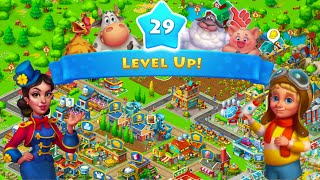 Township Gameplay  level 29  episode 32 iosAndroid [upl. by Nitsid]