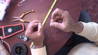 How to tie a two hook hoochie rig for Kokanee or trout [upl. by Eikram]