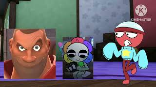 fnf zoo wee mama but tf2 soilder and dandy world gigi sing it [upl. by Norah682]