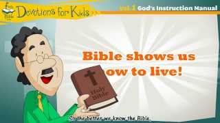 Devotions for kids  Vol 1 Gods instruction manual [upl. by Nara]