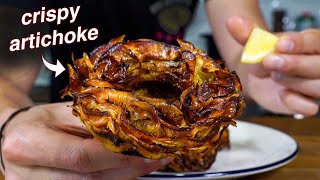 This Deep Fried Blooming Artichoke Will Blow Your Mind [upl. by Early141]