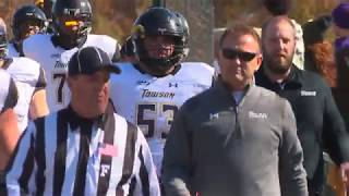 20 Towson Football upends 5 Elon 4110 [upl. by Felecia]