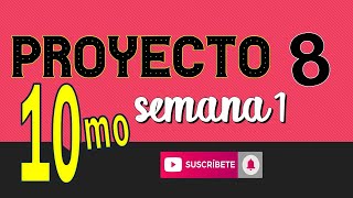 👍PROYECTO 8 SEMANA 1 🦋DECIMO LENGUA Y LITERATURA [upl. by Sirtimed]