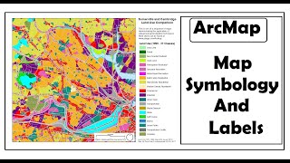 ArcMap  Map Symbology and Labels [upl. by Yelsehc709]