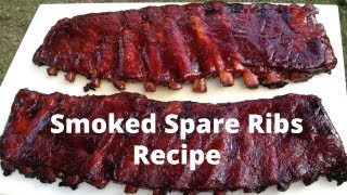 Spare Ribs Recipe  How To Smoke Spare Ribs [upl. by Shakti]