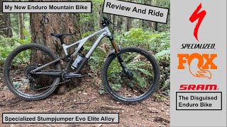 2023 Specialized Stumpjumper Evo Elite Alloy Ride And Review My New Enduro Bike Is Insane mtb [upl. by Linson]