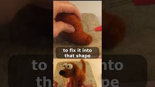 Needle Felting shaping When to Start needlefelting [upl. by Spearing]