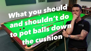 What you should and shouldnt do to pot balls down the cushion [upl. by Weir]