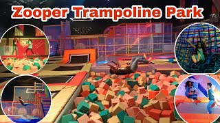 Zooper Trampoline Park Gurgaon  Trampoline Park in Gurgaon  Skyjumper Trampoline Park Gurgaon [upl. by Soalokcin]