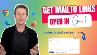 How to get mailto links to open in Gmail Chrome Edge Firefox and Safari [upl. by Markman]