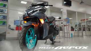 2023 Yamaha Aerox 155 🔥 Power Gray 💥 Mas Pina astig lalo Price Specs Features Walkthrough Review [upl. by Aleiram890]