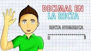 UBICAR DECIMAL EN LA RECTA Super Facil [upl. by Iatnohs]