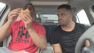 Eating McDonalds New Juicy Quarter Pounder hodgetwins [upl. by Komara]