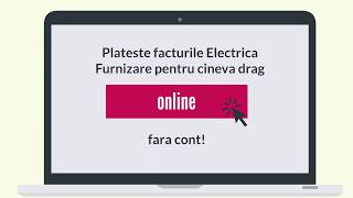 Plătește online factura  Electrica Furnizare [upl. by Poppas]