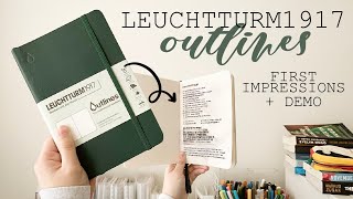 NEW Leuchtturm1917 Outlines  1st Impressions Initial Review [upl. by Seena]