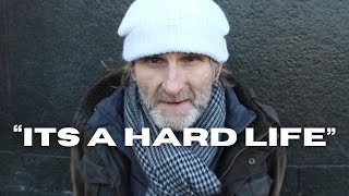 Homeless man became an addict to cope homelessness  London Street Interview [upl. by Atnahsal]