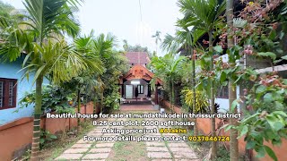 Beautiful house for sale at mundathikode thrissur  kerala 825 cent2600 sqft at just 46 LAKHS [upl. by Britte]