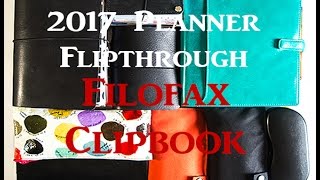 2017 Planner Setup Series  A5 Filofax Clipbook Flipthrough [upl. by Cohbert502]