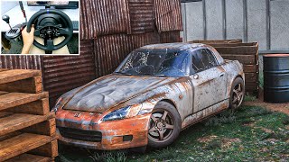 Rebuilding a HONDA S2000 Race Build Forza Horizon 5  Thrustmaster T300RS  TH8A Shifter Gameplay [upl. by Raychel600]