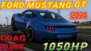 Forza Horizon 5  Fastest 1050HP 2024 Ford Mustang GT S650 With ANTI LAG Drag Build amp Tune [upl. by Odnumyar879]