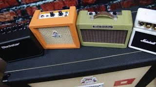 CUTEamp FUNCTIONAL Micro Sized Amp Battle featuring Orange Fender Marshall amp Blackstar [upl. by Roddie]