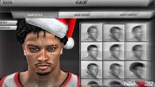 NEW BEST FACE CREATION TUTORIAL IN NBA2K20 MOBILE [upl. by Lundeen]