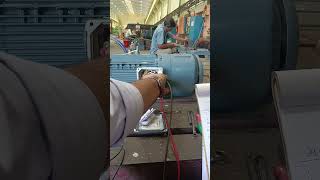 Meggering Test  4kw motor1465rpm [upl. by Aslam]