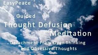 OCD Meditation Guided Meditation for OCDAnxiety  Detachment from Intrusive Thoughts [upl. by Ahsinirt85]