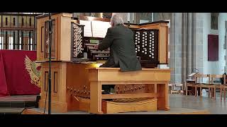 Dr Barry Rose OBE plays Peter Maxwell Davies Farewell to Stromness organ of Blackburn Cathedral [upl. by Nnazus571]