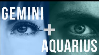 Gemini amp Aquarius Love Compatibility [upl. by Codd117]